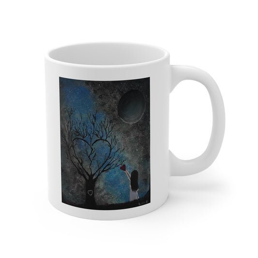 Unbound Art Cup, Gift for Her, Ceramic Mug for Tea Lovers, Kitchen Decor, Office Accessory