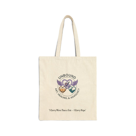 Unbound Healing Tote Carry more than just essentials—carry a message of hope.